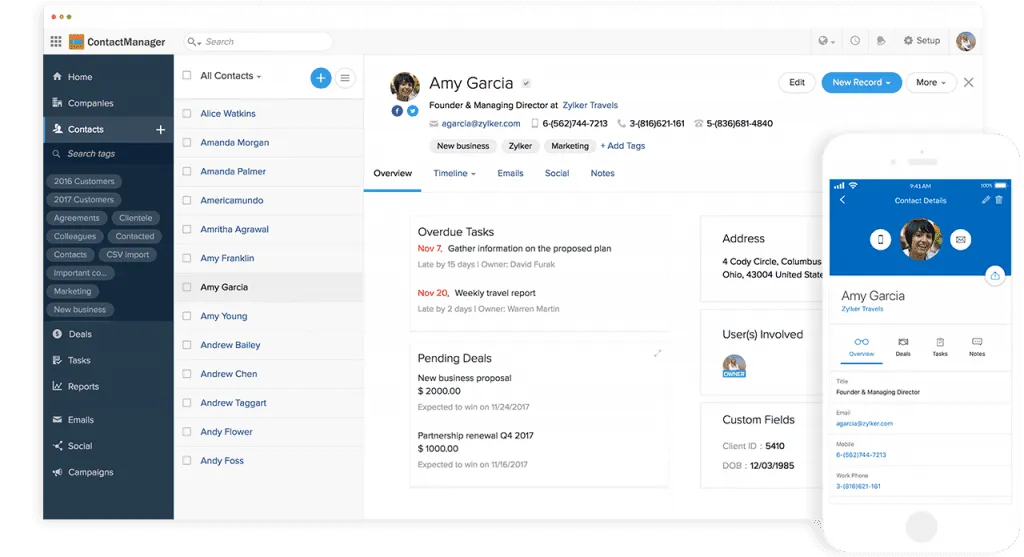 Automated deal and contact creation
